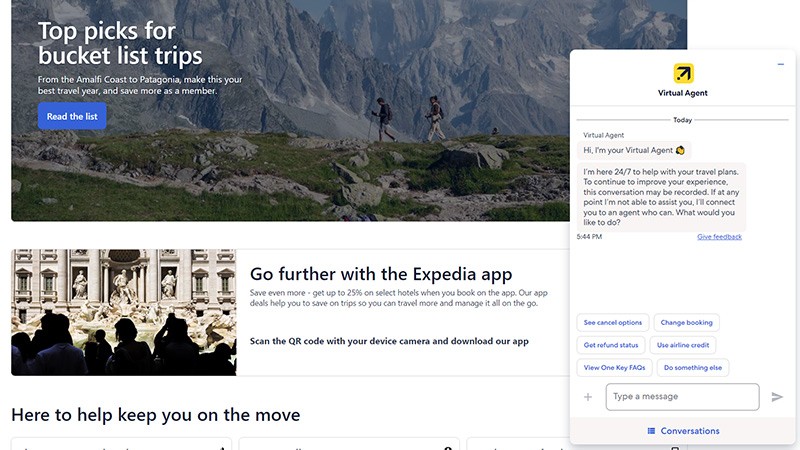 expedia ai assistant