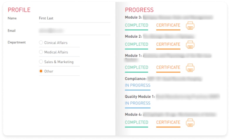 Tracking and Reporting